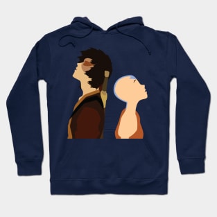 Avatar the Last Airbender Aang and Zuko Minimalist Hoodie